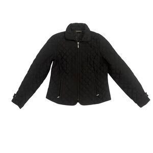 Eddie Bauer 650 Fill Power Premium Goose Down Black Jacket Women’s M Quilted